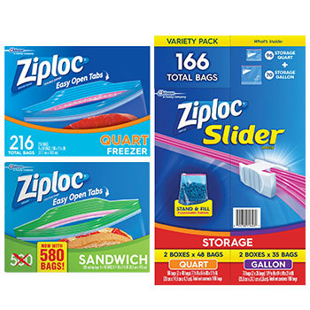 ziploc quart freezer bags costco