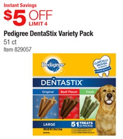 pedigree dentastix costco