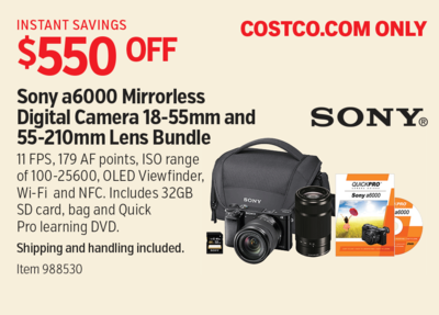 sony a6000 costco